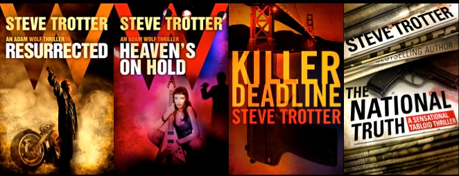 Steve Trotter Thrillers Cover Art © 2023 Steve Trotter